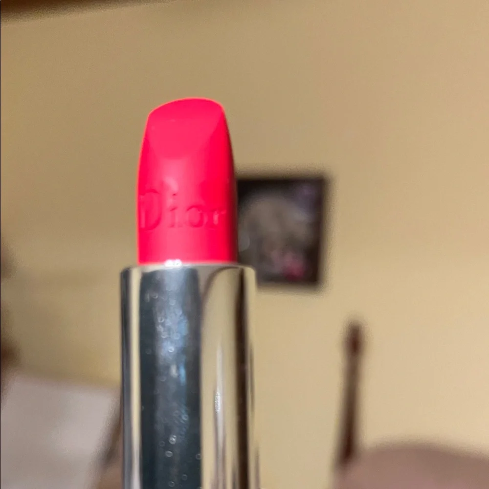 Dior Black Makeup Bag w/gold trim 4 lipsticks 2 eyeliners mirror makeup brush - Picture 8 of 12